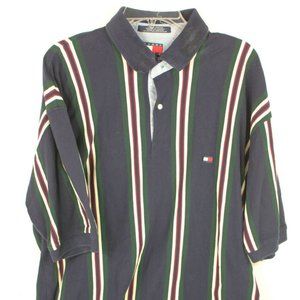 Vintage 90’s Tommy Hilfiger Stripped Polo Shirt